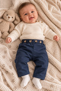 Pantalon bébé bleu marine 1/3mois – SHEIN