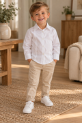 Chemise blanche Marks & Spencer garçon – 3 ans / 98 cm