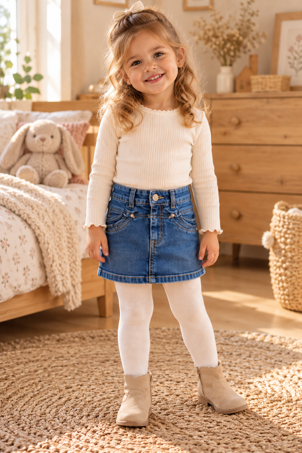 Jupe en jean Tape à l’œil fille – 3 ans
