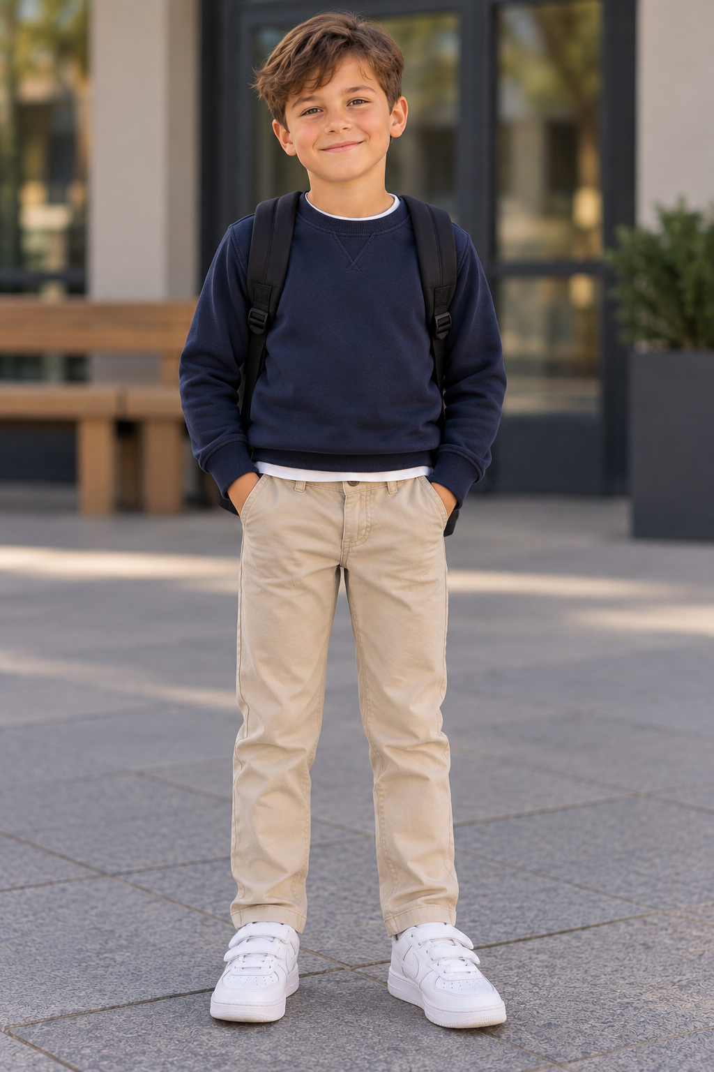 Pantalon chino beige garçon – H&M