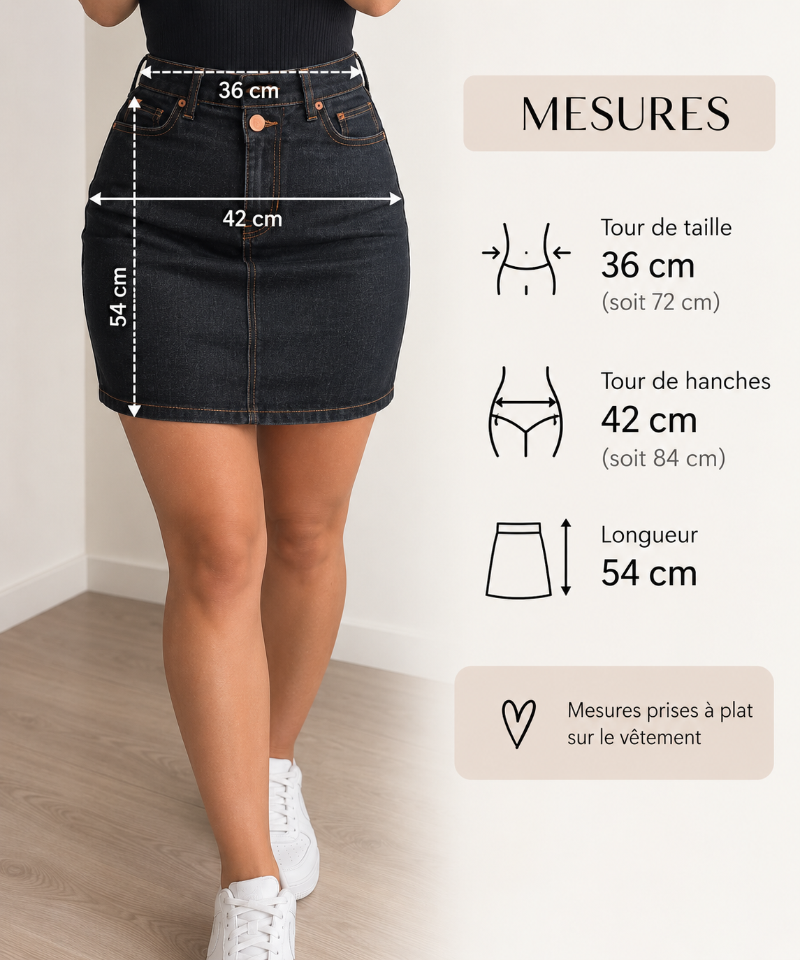 Jupe en jean Zara Woman